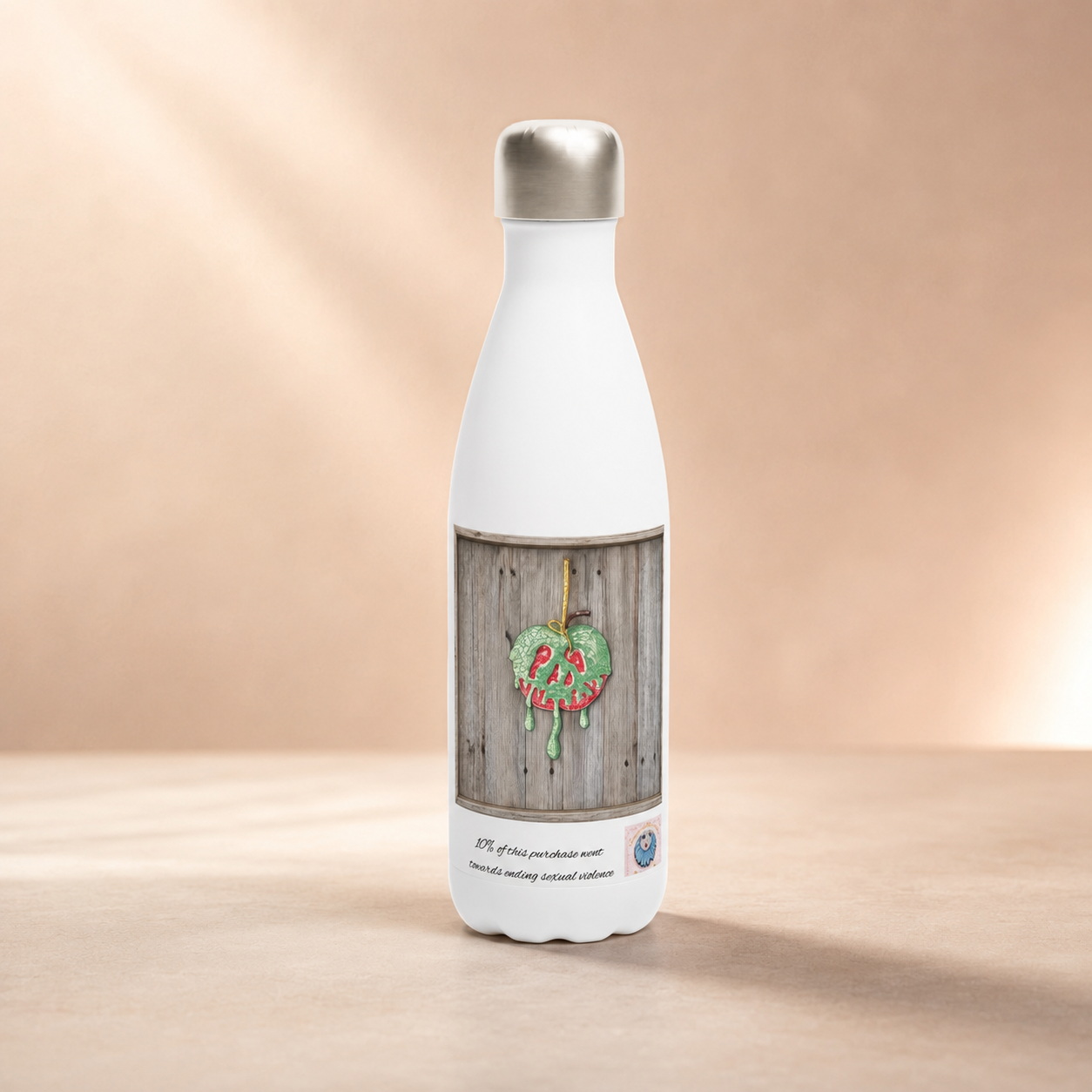 Poisoned Apple Stainless Steel Water Bottle