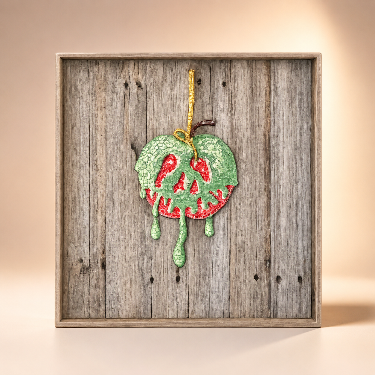 Poisoned Apple Fine Art Poster — Dark Elegant Wall Art for Reflection & Resilience