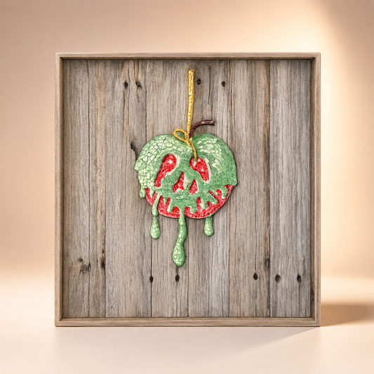 Poisoned Apple Fine Art Poster — Dark Elegant Wall Art for Reflection & Resilience