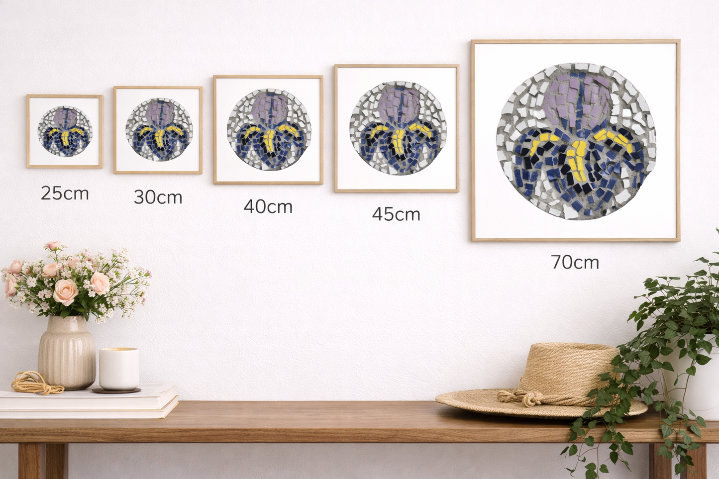 Iris Coaster Fine Art Poster — Floral Wall Art with Meaning