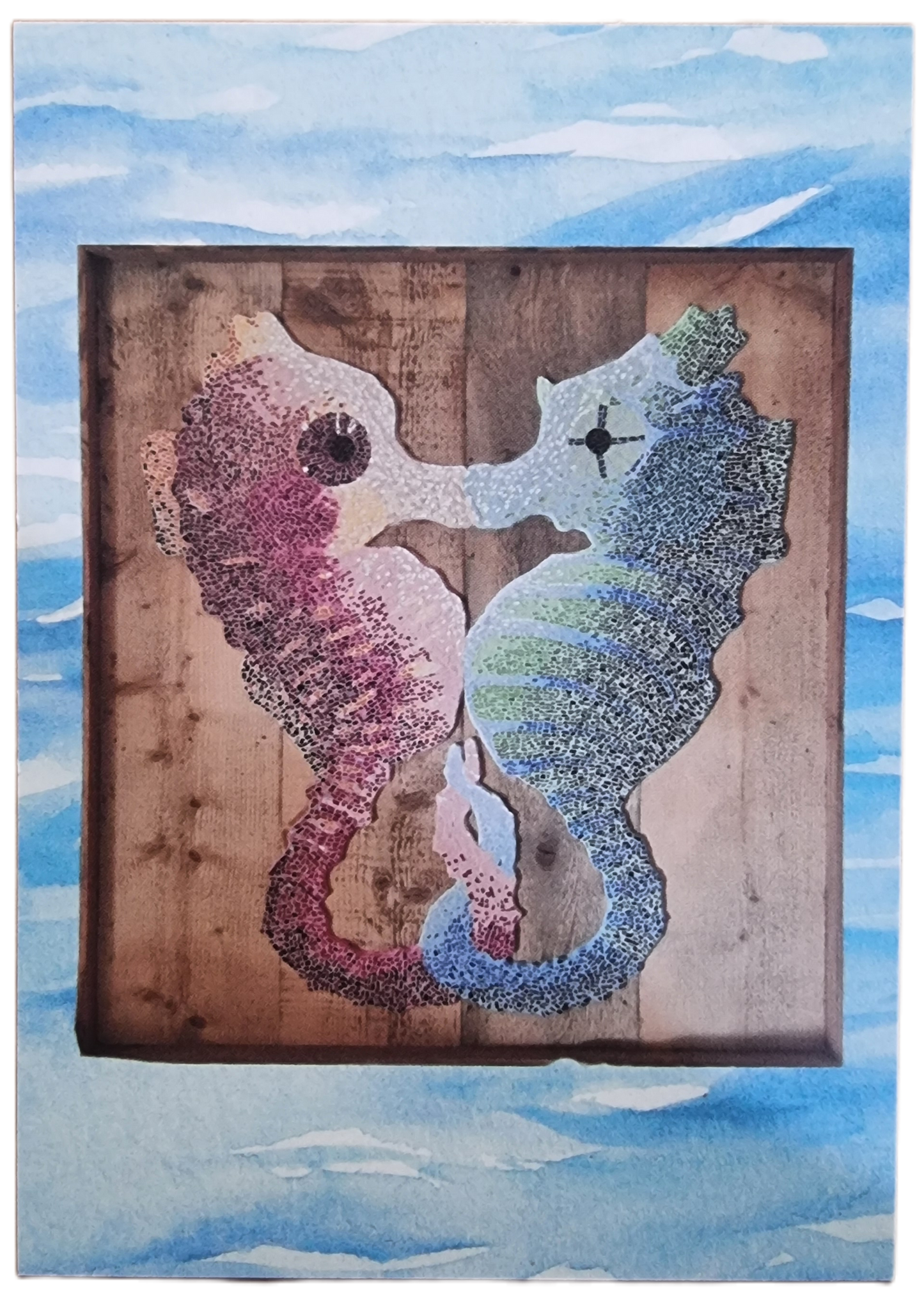 Our Light Beneath the Waves – Limited Edition Mosaic Print of 50