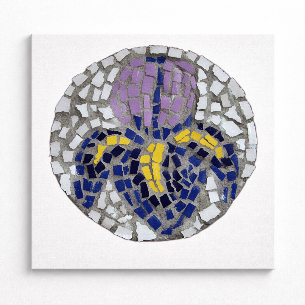 Iris Coaster Canvas Print — Meaningful Floral Wall Art