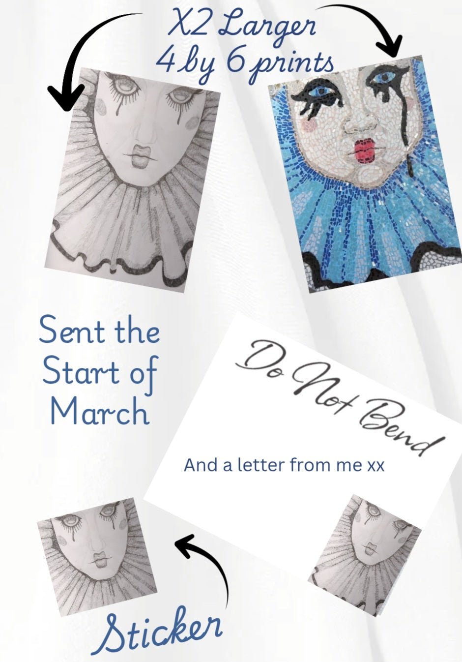 Mosaic Mail Club – Postcards & Sticker Subscription