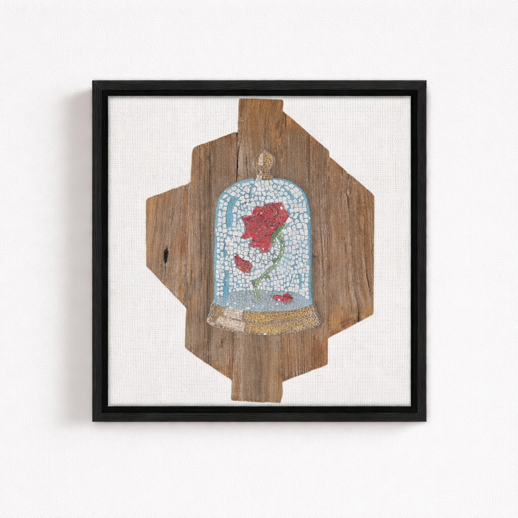 Cursed Rose Premium Wooden Framed Poster