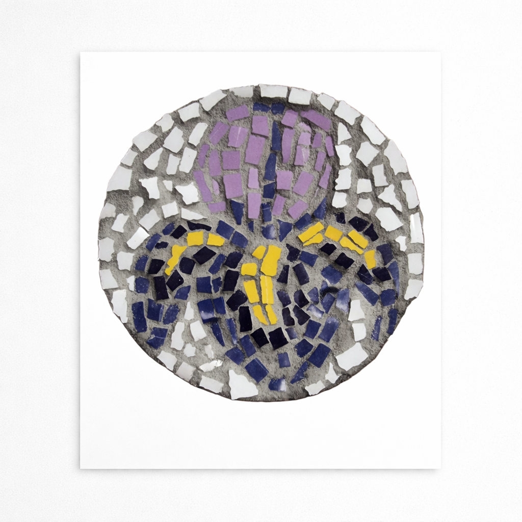 Iris Coaster Fine Art Poster — Floral Wall Art with Meaning