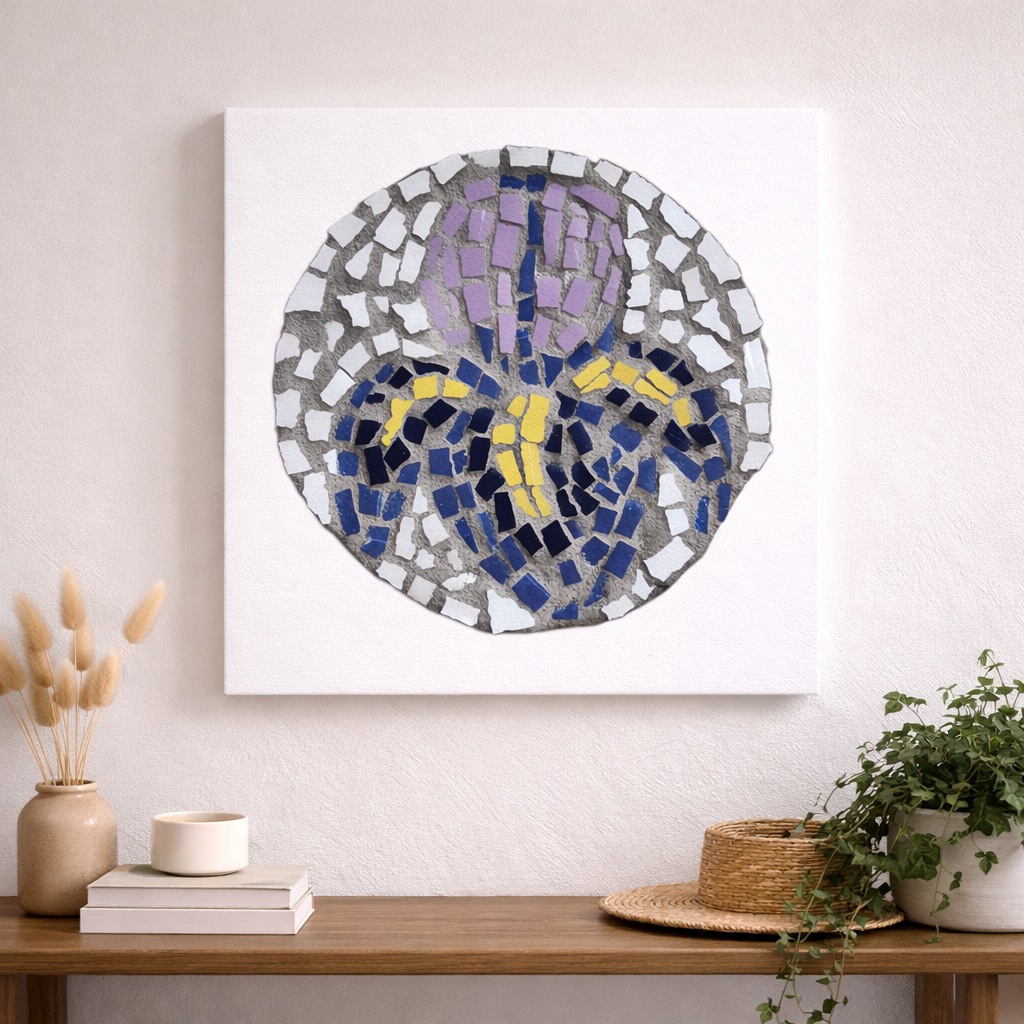 Iris Coaster Canvas Print — Meaningful Floral Wall Art