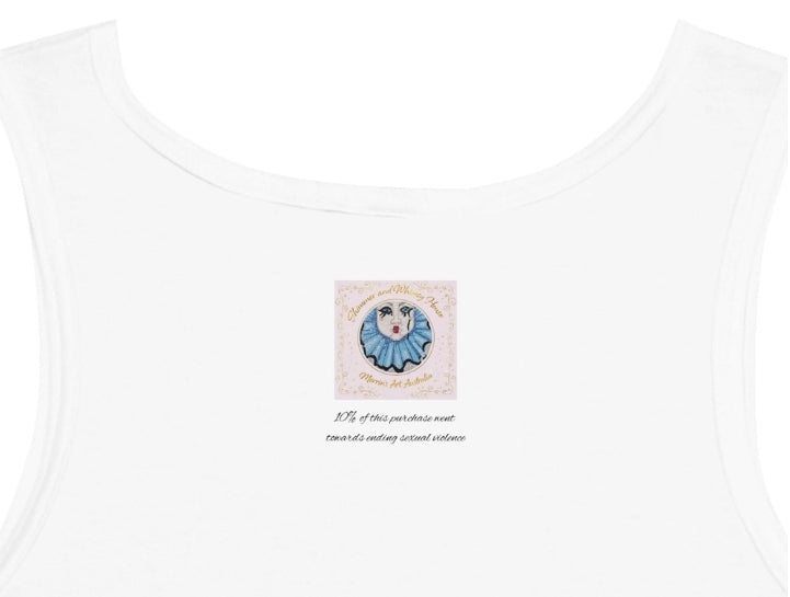 Premium Unisex Tank Top | Cursed Rose Mosaic