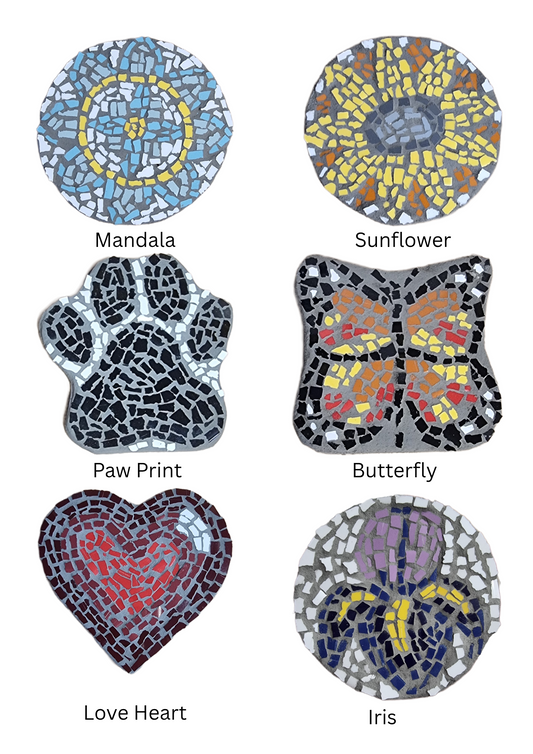 Mindful Mosaic Coaster Workshop Ballarat | Shard Painting Class