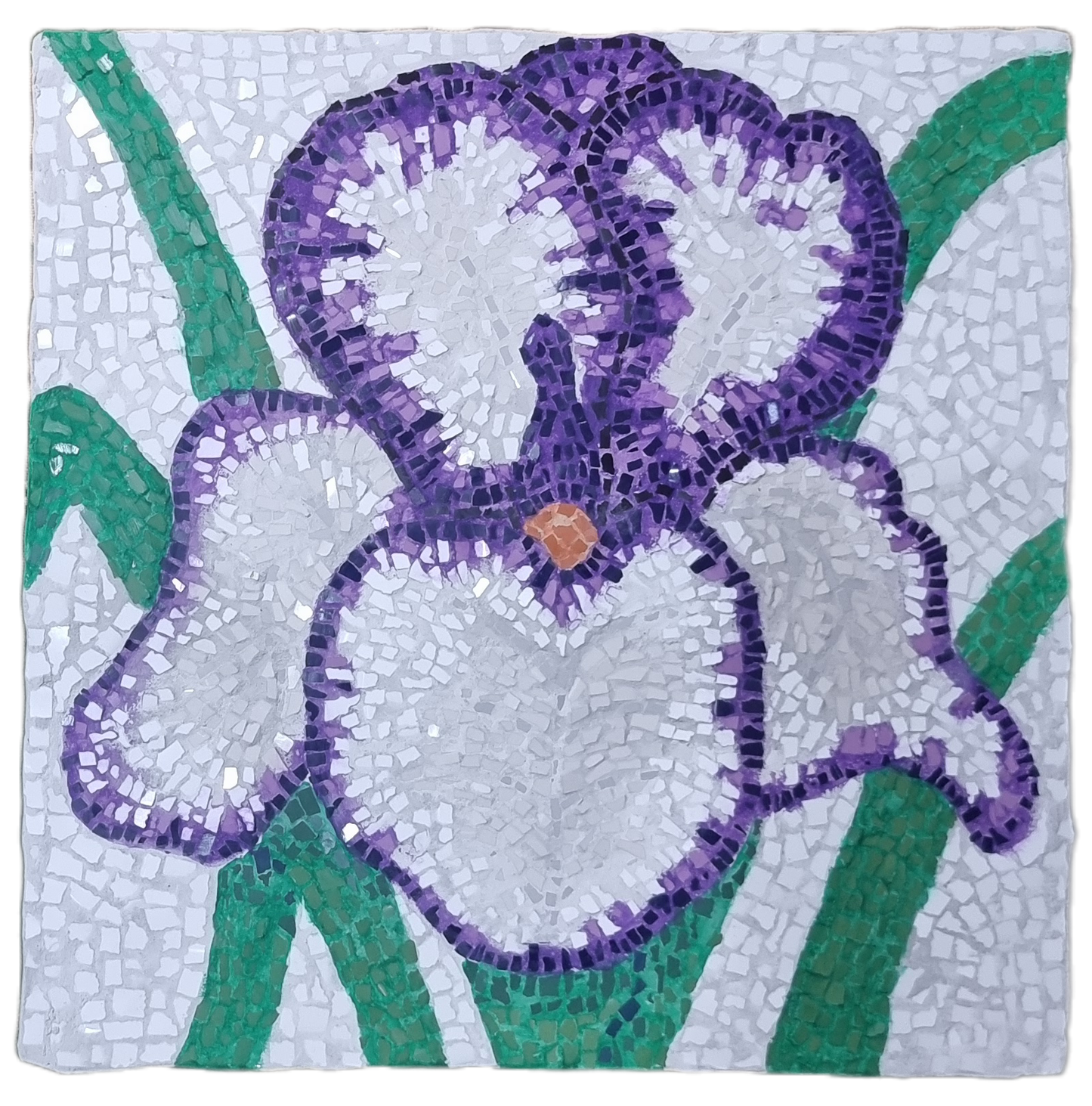 Large Iris Hanging Mosaic Maker’s Studio Kit | Tools Required