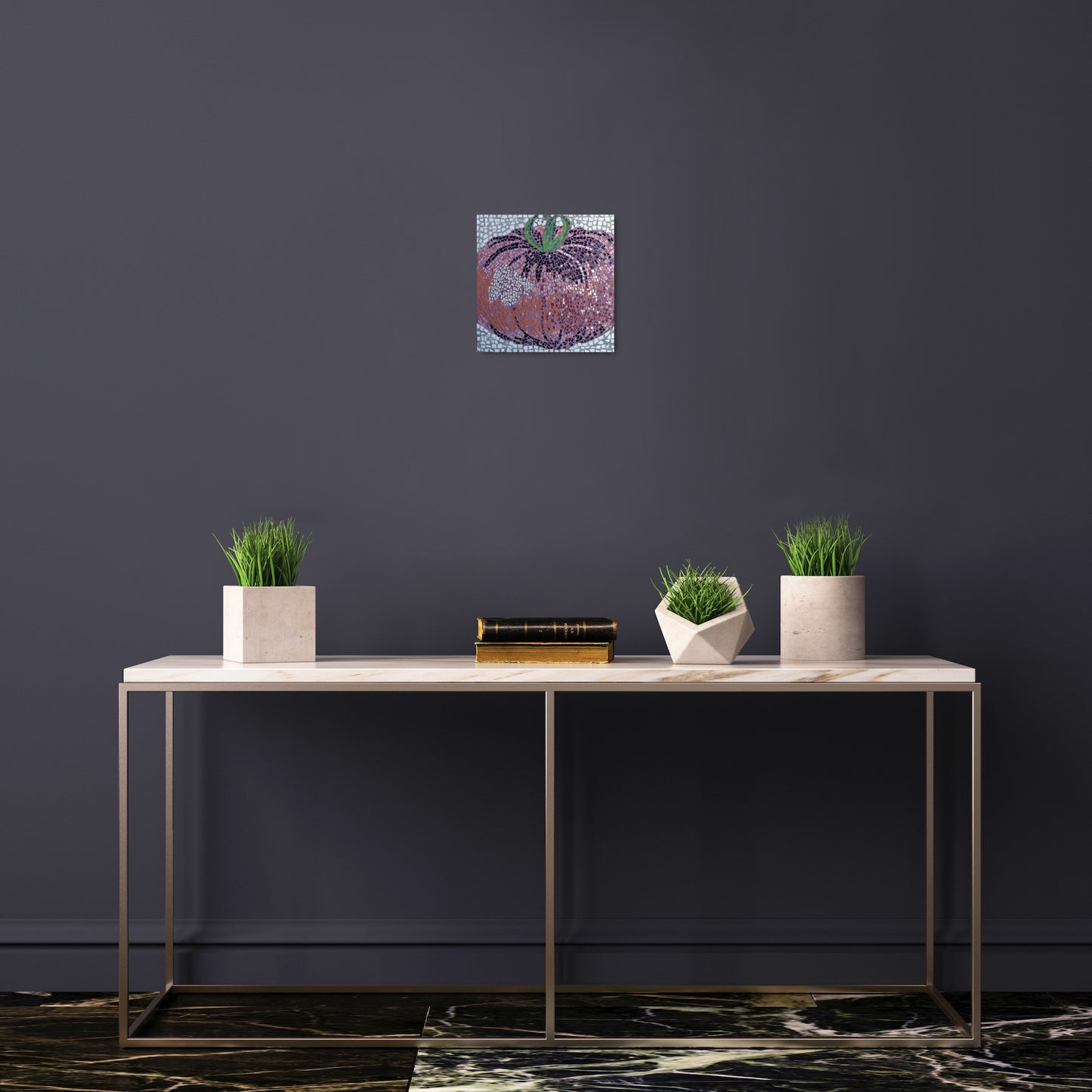 Heirloom Quality Original Mosaic Artwork | 25cm Tomato Mosaic
