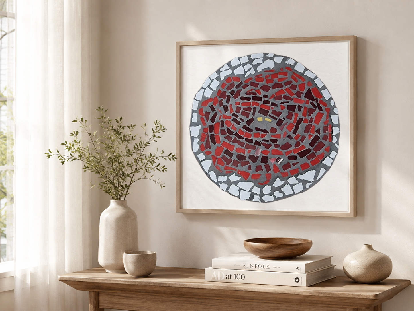 Rose Coaster Canvas Print | Blooming After Hurt Wall Art