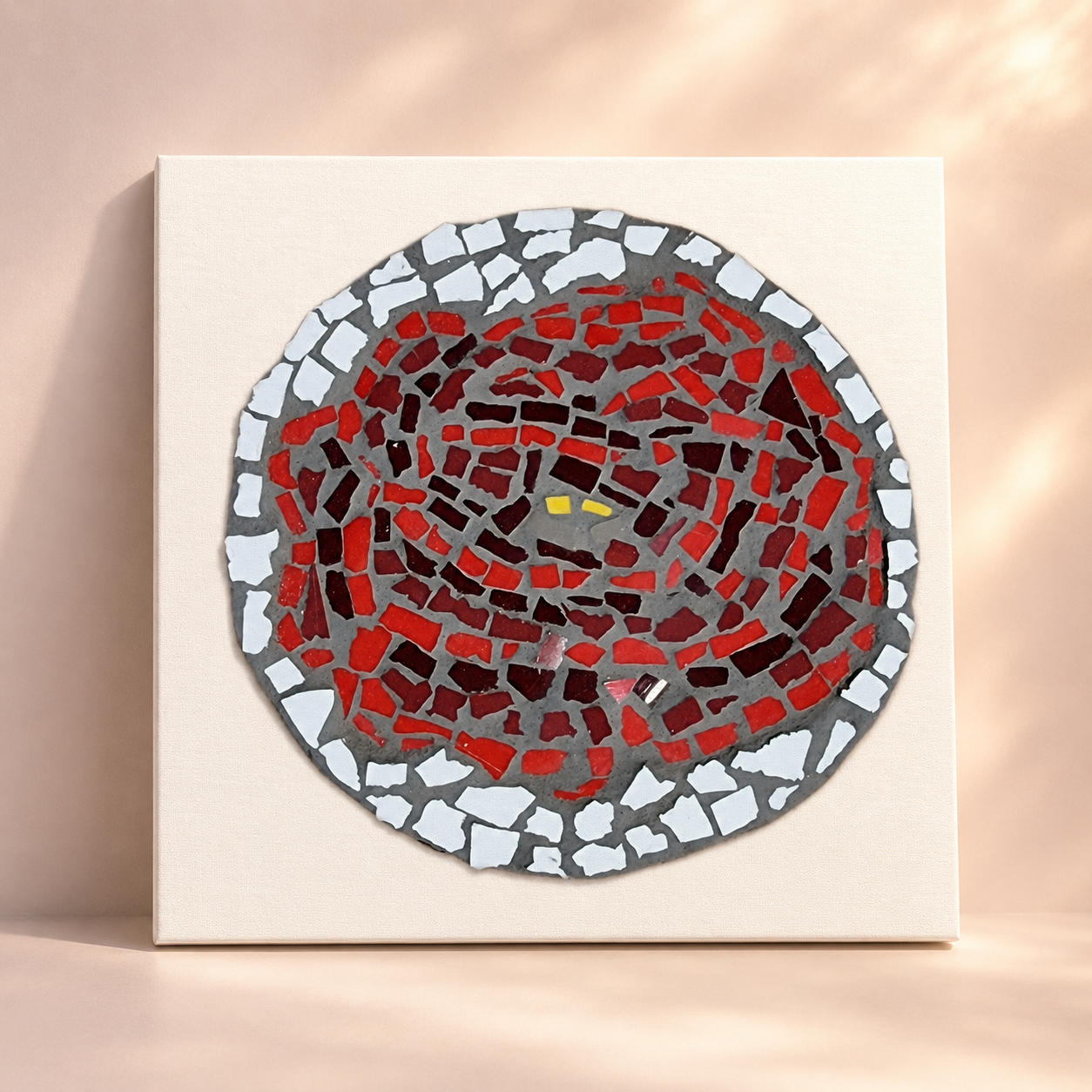 Rose Coaster Canvas Print | Blooming After Hurt Wall Art