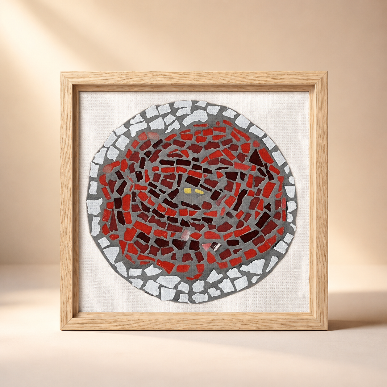 Rose Coaster Framed Canvas Print | Symbolic Rose Wall Art
