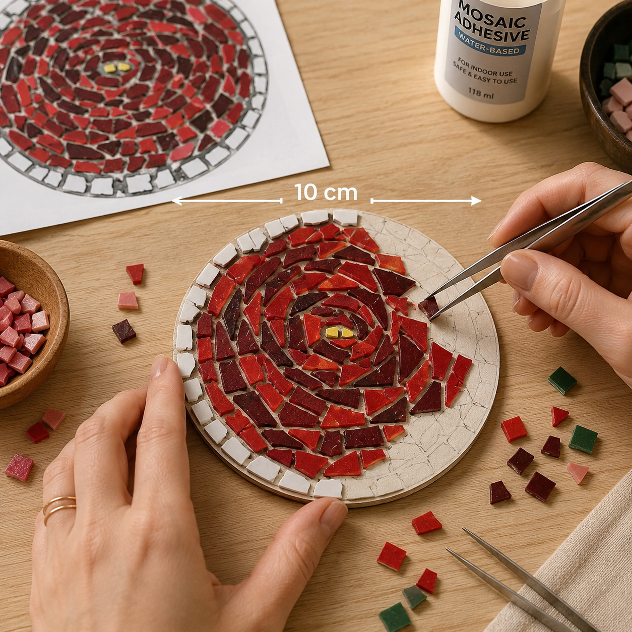 Rose Coasters Digital Download Design & Instructions Kit