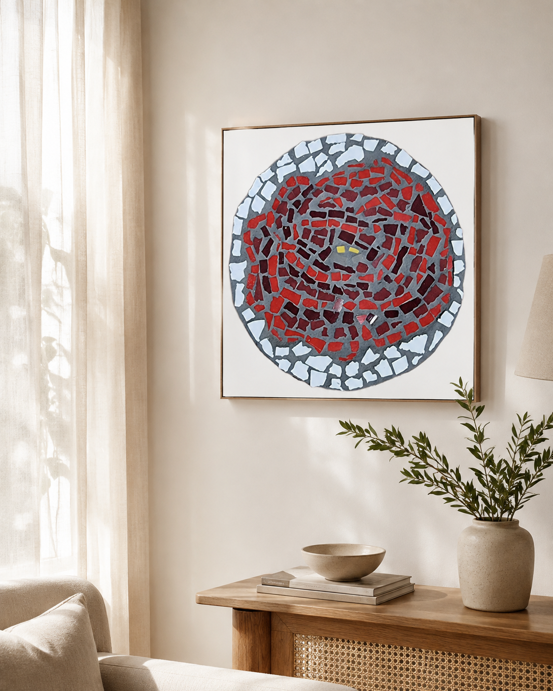 Rose Coaster Fine Art Poster | Floral Wall Art About Resilience & Healing