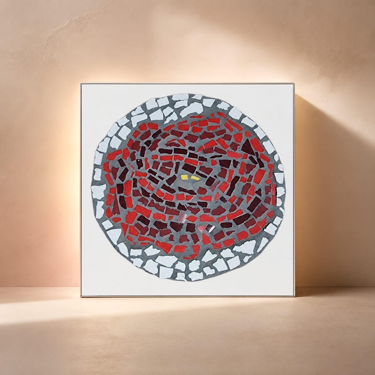 Rose Coaster Fine Art Poster | Floral Wall Art About Resilience & Healing