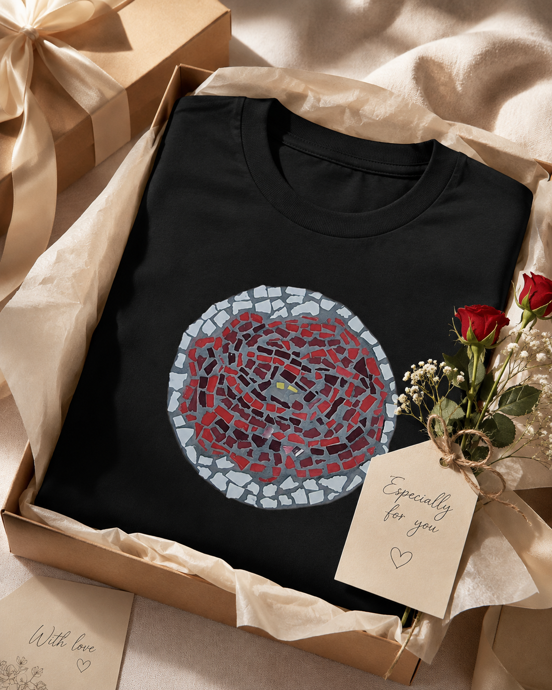 Rose Coaster Unisex Ultra Cotton Tee | Floral Art Shirt