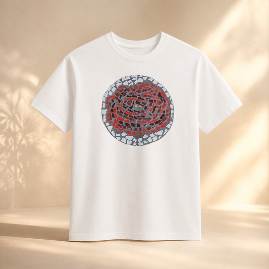 Rose Coaster Unisex Ultra Cotton Tee | Floral Art Shirt