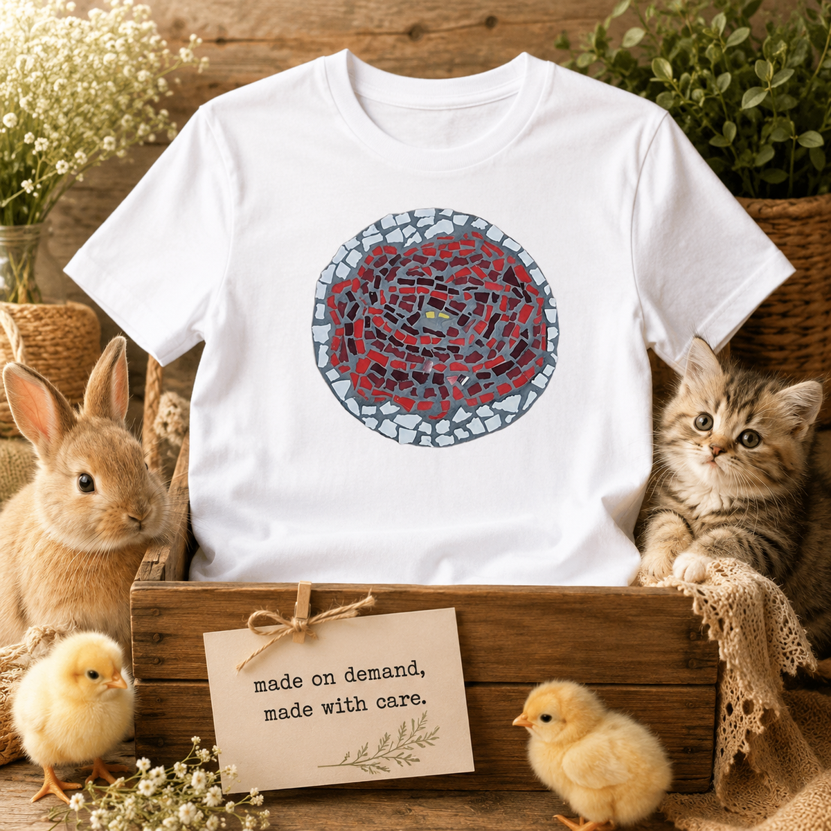 Rose Coaster Unisex Ultra Cotton Tee | Floral Art Shirt