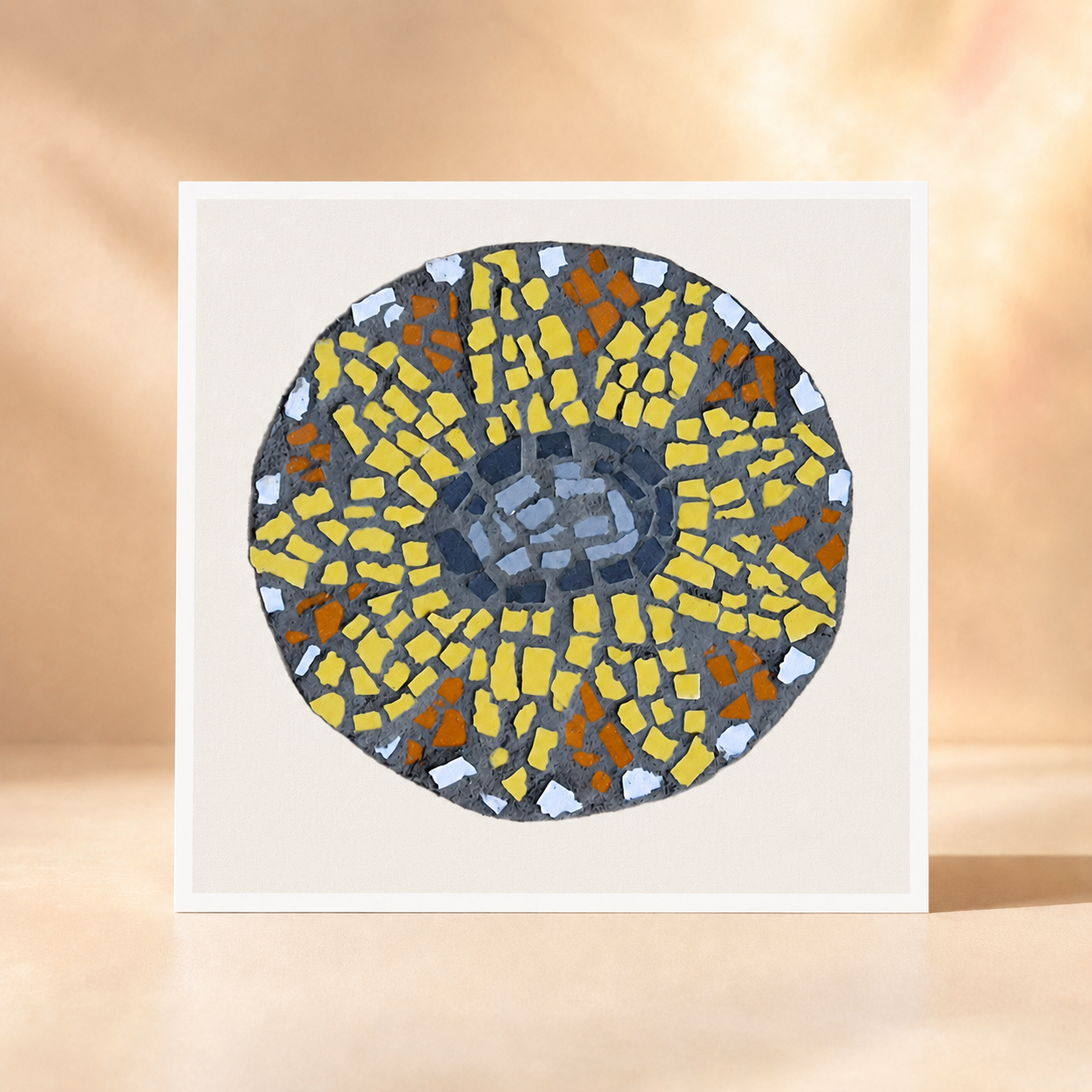 Sunflower Coaster | Meaningful Floral Art Poster Gift