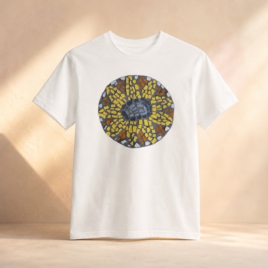 🌻 Sunflower Coaster Ultra Cotton Tee — Floral Art T-Shirt