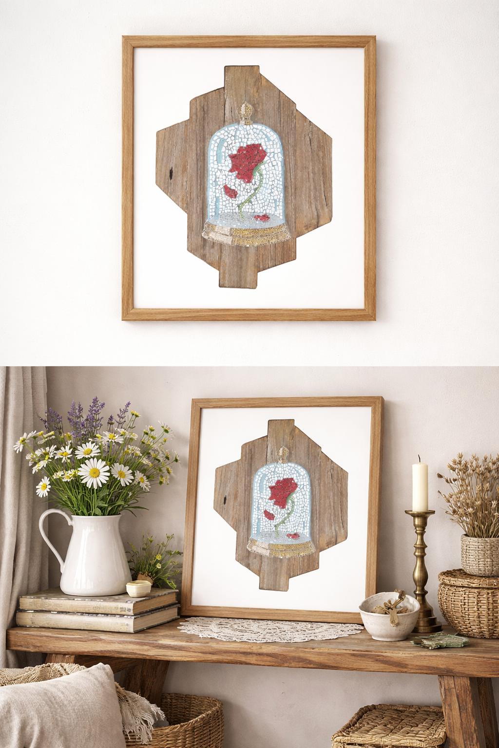 Cursed Rose Premium Wooden Framed Poster