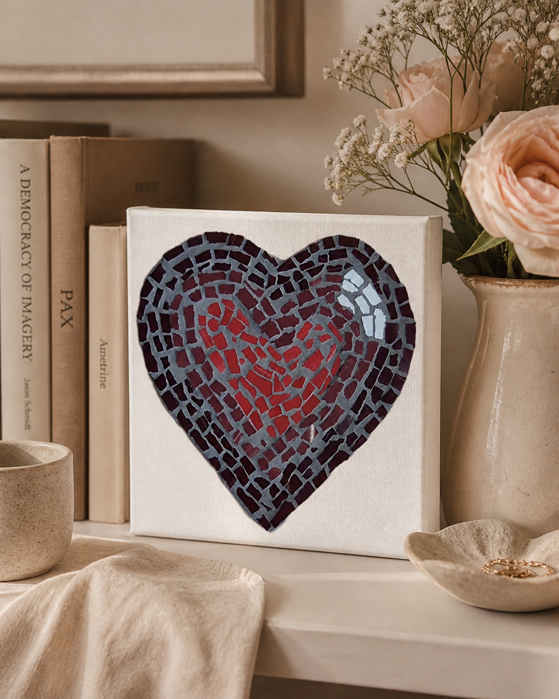 Love Heart Canvas Print | Meaningful Heart Wall Art