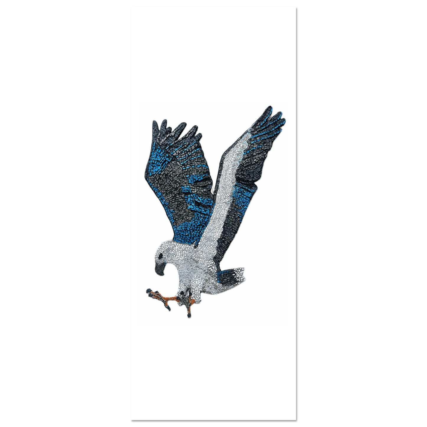 willow the white-bellied sea eagle mosaic printed on premium poster paper australiana art