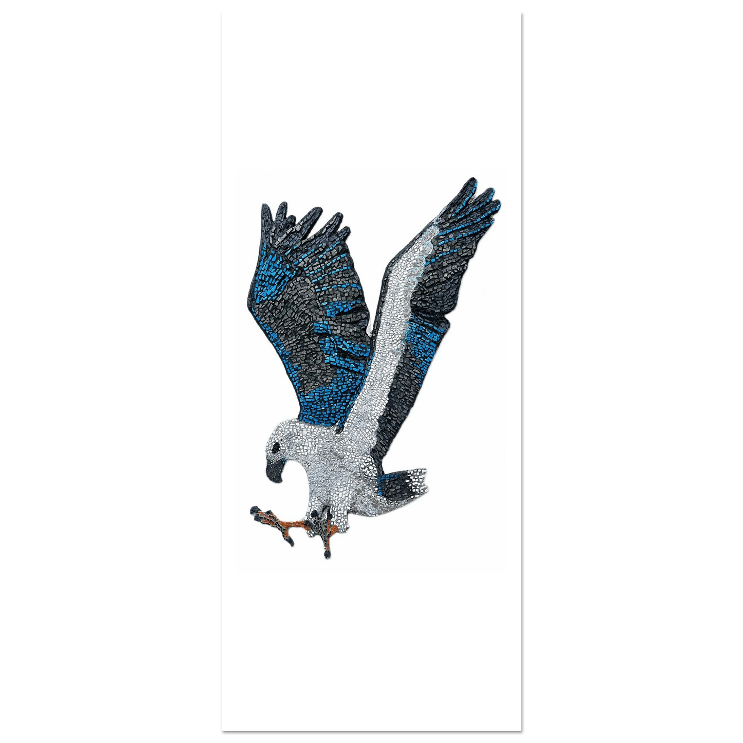 willow the white-bellied sea eagle mosaic printed on premium poster paper australiana art