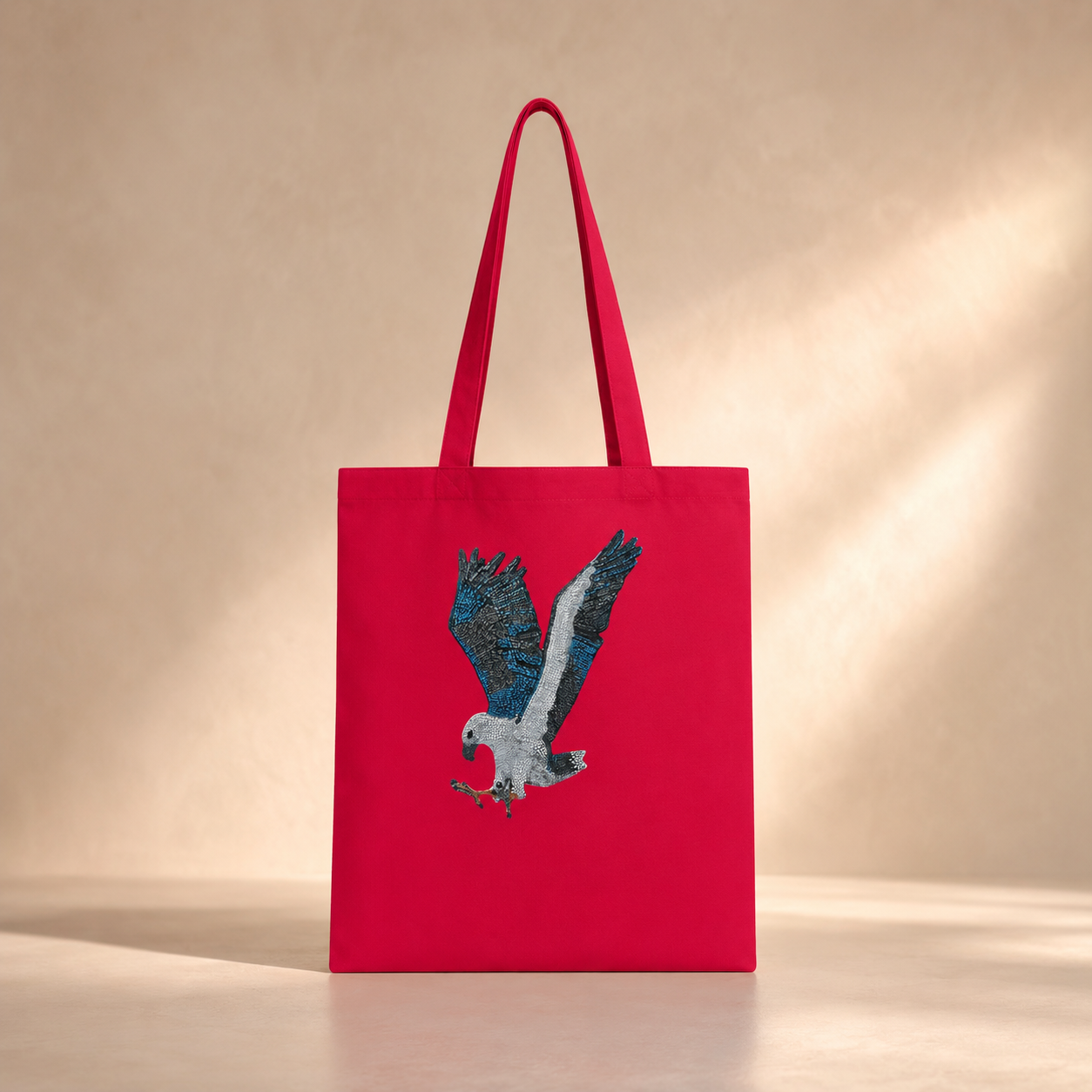 Classic Tote Bag | "Willow" the White-bellied Sea Eagle Mosaic